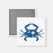 South Carolina Crab Magneet (Voorkant / Achterkant)