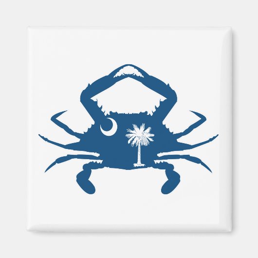 South Carolina Crab Magneet (Voorkant)