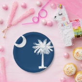 South Carolina Custom Paper Borden 7'' Papieren Bordje (Feest)