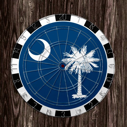 South Carolina Dartboard & Carolina Flag/board Dartbord