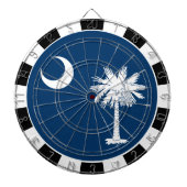 South Carolina Dartboard & Carolina Flag/board Dartbord (Voorkant)