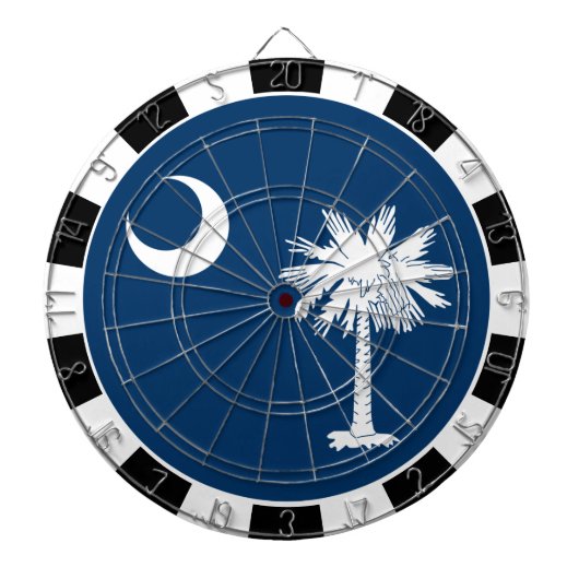 South Carolina Dartboard & Carolina Flag/board Dartbord (Voorkant)