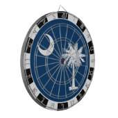 South Carolina Dartboard & Carolina Flag/board Dartbord (Voorkant Links)