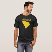 South Carolina Divemaster Duik Instructeur T-shirt (Voorkant volledig)