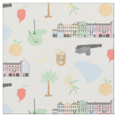 South Carolina Fabric Stof (Close Up)