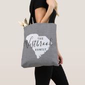 South Carolina Family Monogram State Canvas tas (Dichtbij)