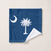 South Carolina Flag Bad Handdoek (Wasdoekje)