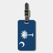 South Carolina Flag Bagagelabel (Voorkant verticaal)