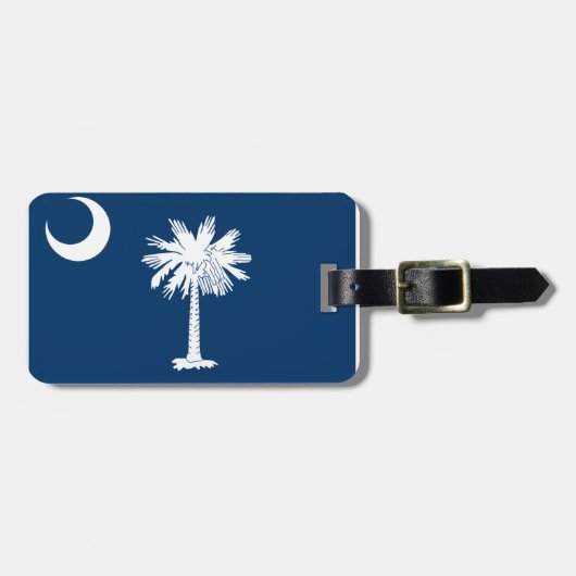 South Carolina Flag Bagagelabel (Voorkant horizontaal)
