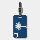 South Carolina Flag Bagagelabel (Voorkant verticaal)