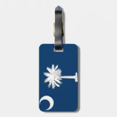 South Carolina Flag Bagagelabel (Achterkant verticaal)