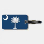 South Carolina Flag Bagagelabel (Achterkant horizontaal)