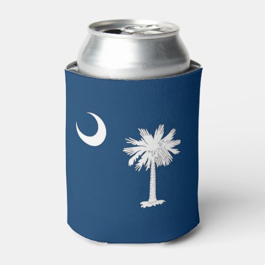 South Carolina Flag Blikjeskoeler (Blikje Voorkant)