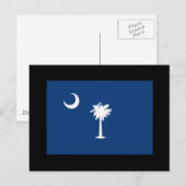 SOUTH CAROLINA FLAG BRIEFKAART (Voorkant / Achterkant)