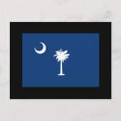 SOUTH CAROLINA FLAG BRIEFKAART (Voorkant)