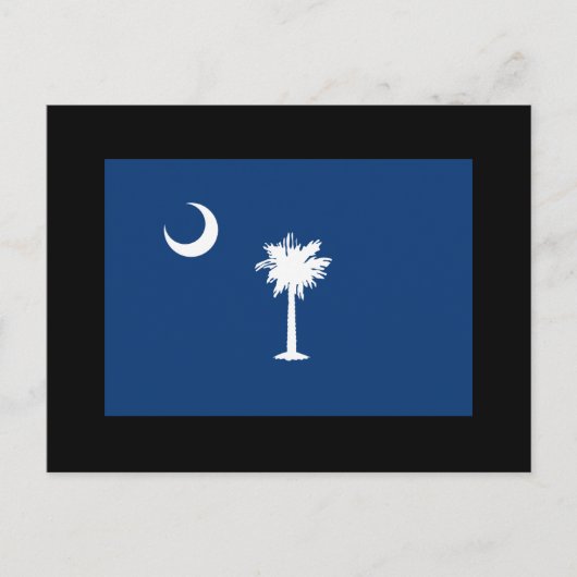 SOUTH CAROLINA FLAG BRIEFKAART (Voorkant)