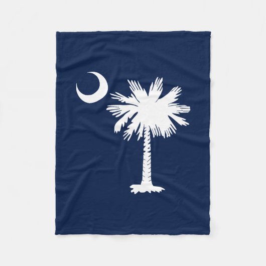 South Carolina Flag Fleece Deken (Voorkant)