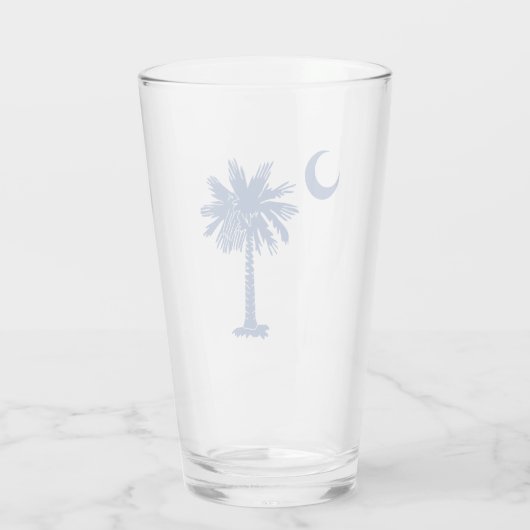 South Carolina Flag Glas (Achterkant)