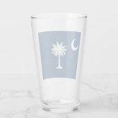 South Carolina Flag Glas (Achterkant)