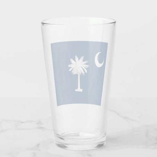 South Carolina Flag Glas (Achterkant)