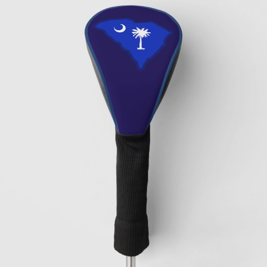 South Carolina Flag Golf Head Hoesje Golfheadcover (Voorkant)