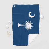 South Carolina Flag Golfhanddoek (Insitu)