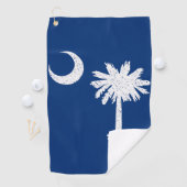 South Carolina Flag Golfhanddoek (Insitu)