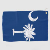South Carolina Flag Golfhanddoek (Horizontaal)