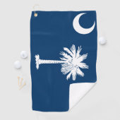 South Carolina Flag Golfhanddoek (Insitu)