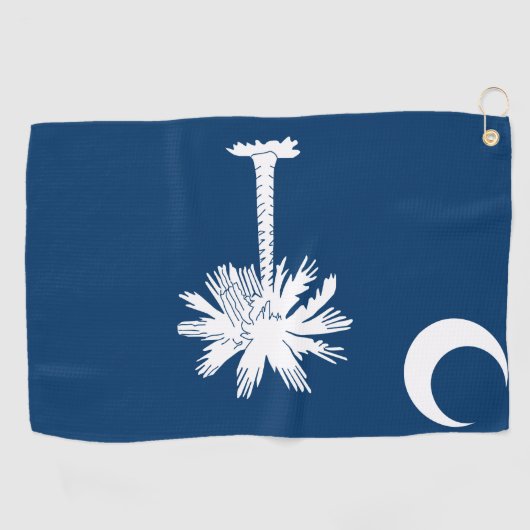 South Carolina Flag Golfhanddoek (Horizontaal)