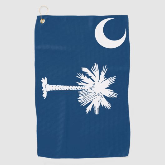 South Carolina Flag Golfhanddoek (Voorkant)