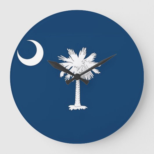 South Carolina Flag Grote Klok (Voorkant)