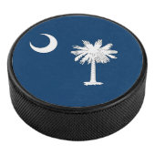 South Carolina Flag Hockey Puck (3/4)