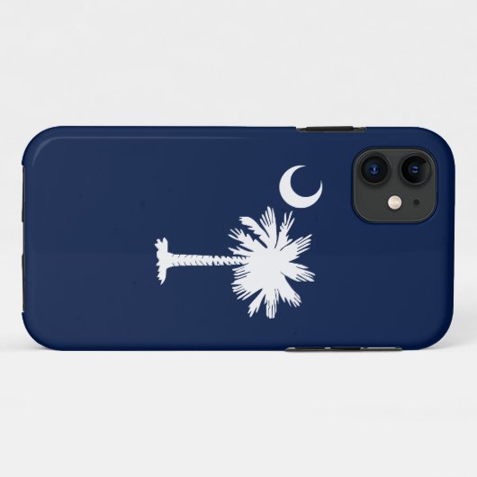 South Carolina Flag iPhone Case (Achterkant (horizontaal))