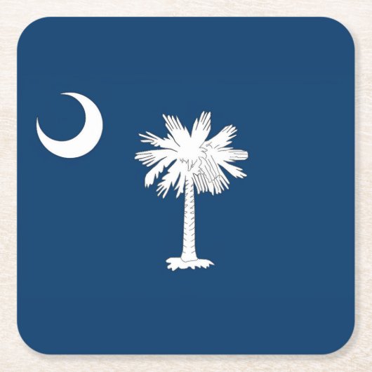 South Carolina Flag Kartonnen Onderzetters (Voorkant)