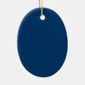 South Carolina Flag Keramisch Ornament (Achterkant)