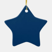 South Carolina Flag Keramisch Ornament (Achterkant)