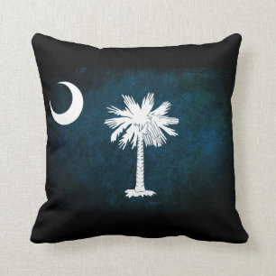 South Carolina Flag; Kussen
