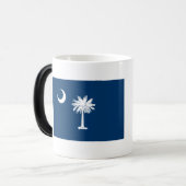 South Carolina Flag Magische Mok (Voorkant links)