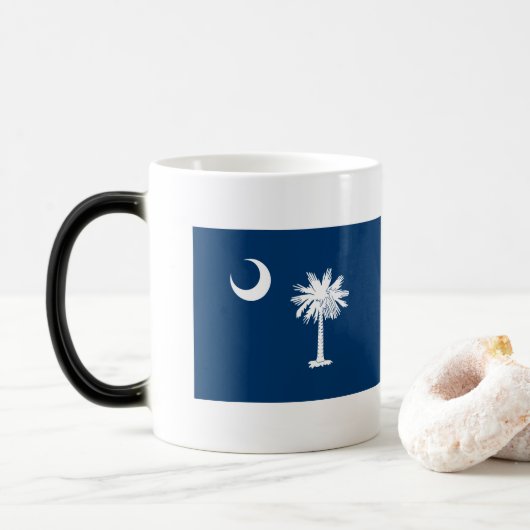 South Carolina Flag Magische Mok (Met donut)
