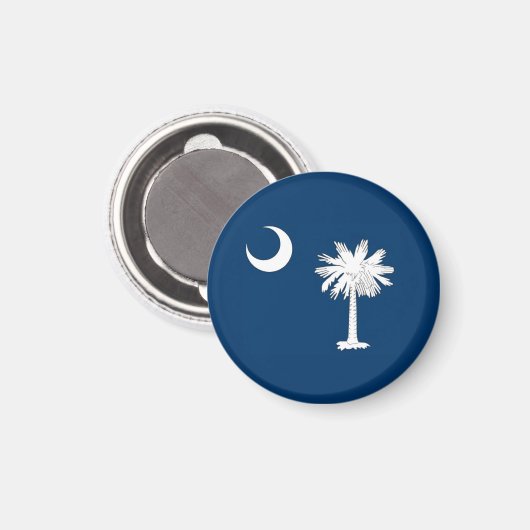 South Carolina Flag Magneet (Voorkant / Achterkant)