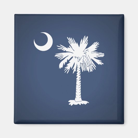 South Carolina Flag Magneet (Voorkant)