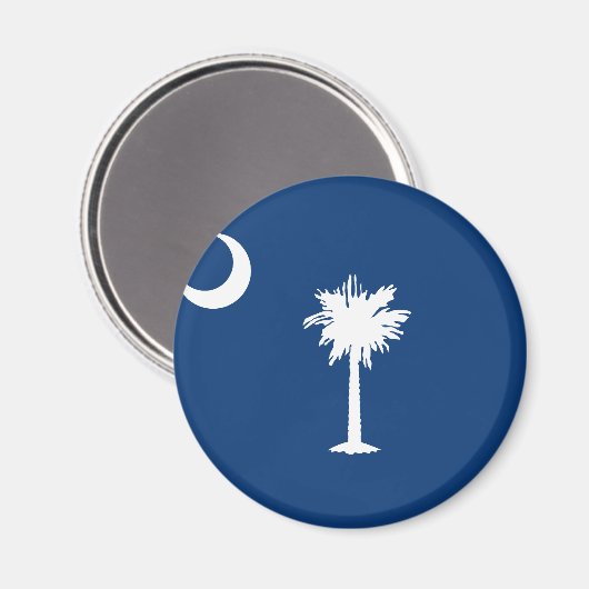 SOUTH CAROLINA FLAG MAGNEET (Voorkant / Achterkant)
