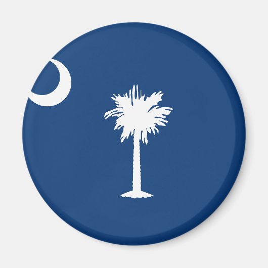 SOUTH CAROLINA FLAG MAGNEET (Voorkant)