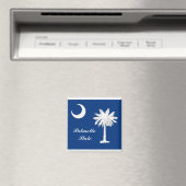 South Carolina Flag Magnet (Insitu (Vaatwasser))