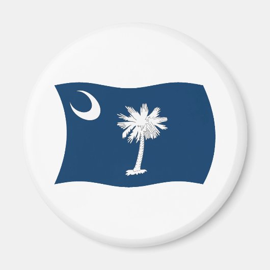 South Carolina Flag Magnet (Voorkant)