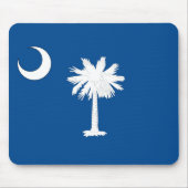 South Carolina Flag Mousepad Muismat (Voorkant)