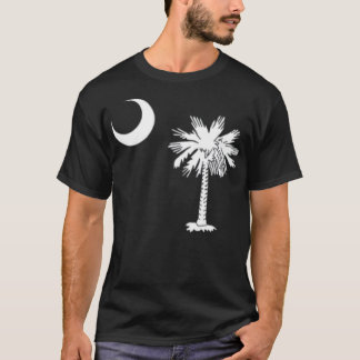 South Carolina Flag Palmetto Tree and Moon Graphic T-shirt