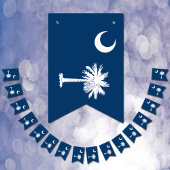 South Carolina Flag Party, bunting Banner/Wedding Vlaggetjes