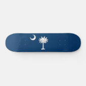 South Carolina Flag Persoonlijk Skateboard (Horizontaal)